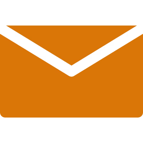 Orange email icon.